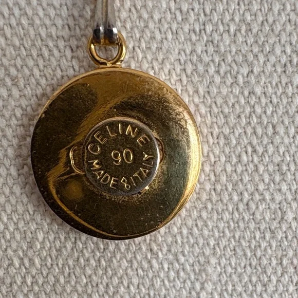 Celine Gold Medallion Necklace